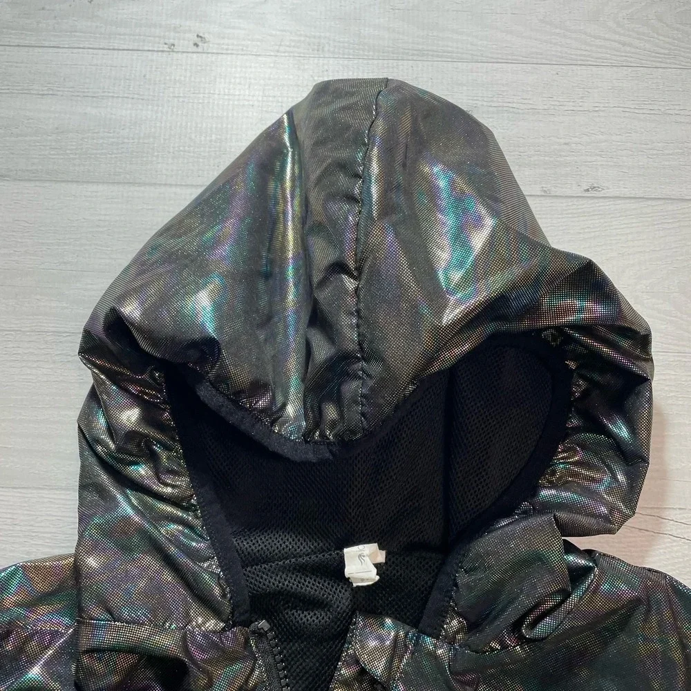 Ideology girls black metallic jacket youth‎ large